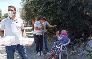 Ödemiş’te bin aileye kurban eti dağıtıldı