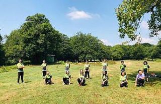 Oryantring antrenmanları doğada devam ediyor