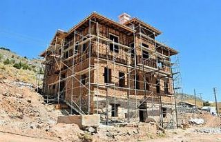 Osmanlı mimarisiyle yapılan konak restore ediliyor