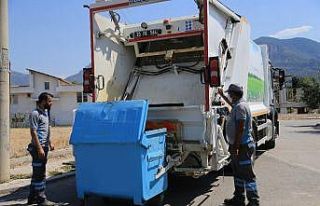 Pamukkale’de bayram sonrası temizlik ve dezenfekte...