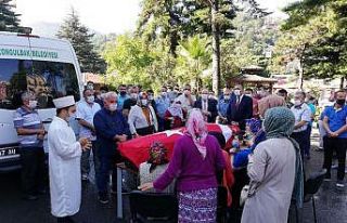 Polis memuru son yolculuğuna uğurlandı