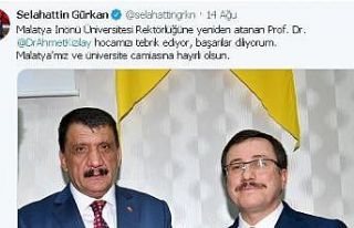Rektör Kızılay’ın tekrar atanmasına başkanlardan...