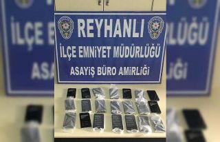 Reyhanlı’da 21 adet kaçak telefon ele geçirildi