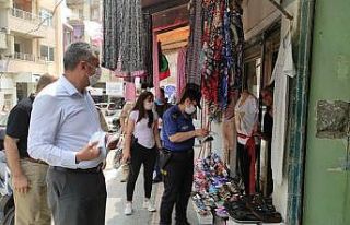 Samandağ’da korona virüs denetimi