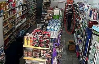 Şampuan hırsızı kamerada