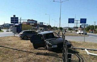 Samsun’da iki otomobil çarpıştı: 8 yaralı