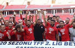 Samsunspor şampiyonluk kupasına kavuştu