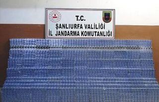 Şanlıurfa’da binlerce paket kaçak sigara ele...