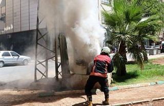 Şanlıurfa’da trafo yangını korkuttu