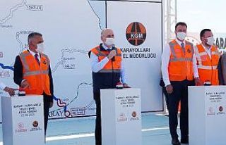Saray - Kırklareli yolunun temelini Bakan Karaismailoğlu...