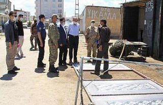 Saray’da korona virüs denetimi