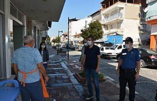 Selendi’de korona virüs denetimi