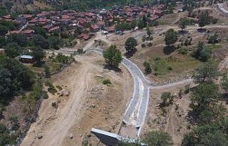 Simav’da taşkın koruma tesisi