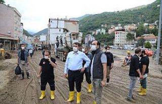 Sivas’tan Giresun’a yardım eli, ekipleri bizzat...