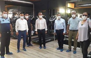 Spor salonları ve yüzme havuzları denetlendi