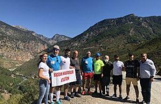 Sporcular, Küp Şelalesi’nin tanıtımı için...