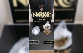 Şüphe üzerine durdurulan araçtan uyuşturucu çıktı