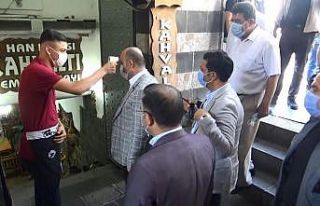 Sur’da korona virüs denetimi yapıldı