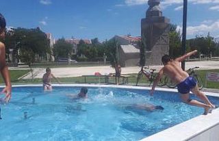 Süs havuzunda tehlikeli serinlik