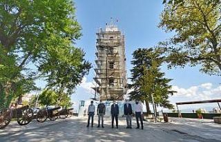Tarihi Saat Kulesi eski ihtişamına kavuşuyor