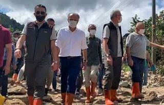 Tarım ve Orman Bakanı Bekir Pakdemirli selden zarar...