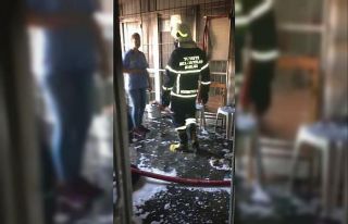 Tarsus’ta işyerinde yangın korkuttu