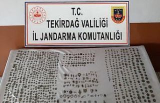 Tekirdağ’da 978 parça tarihi eser ele geçirildi