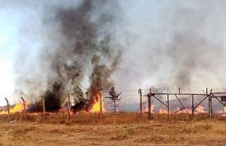 Tekirdağ’da askeri kışlada yangın
