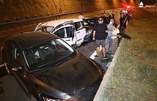 TEM Otoyolu Bolu Dağı İstanbul yönü trafiğe...