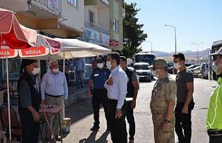 Tercan’da en kapsamlı korona virüs denetimi yapıldı
