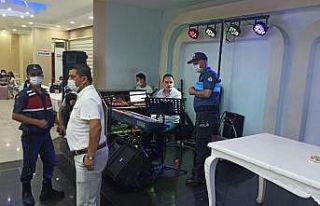 Terme’de düğünlere korona denetimi