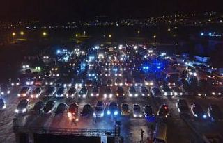 Tokat’ta arabalı sinemaya yoğun ilgi