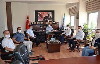 Toplantıda maske üretimi konuşuldu
