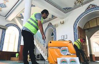 Toroslar’da ibadethanelerin temizliği için özel...