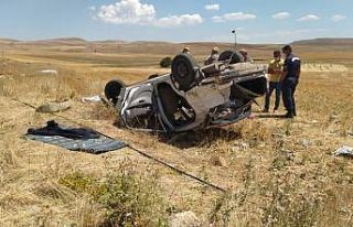 Trafik kazası 1 ölü 4 yaralı