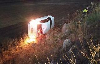 Trafik kazası 3 yaralı