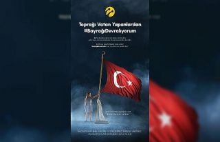 Turkcell’den 30 Ağustos’a özel ’Bayrağı...