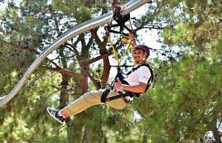 Türkiye’nin en uzun zip coasterı Kepez’de