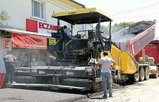 Ula Belediyesinden asfalt çalışması