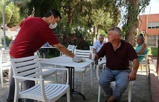Umurlu’daki park kafe hizmete girdi