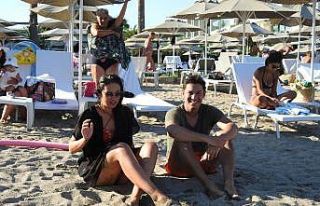 Ünlü oyuncu bayram tatilini Bodrum’da geçiriyor