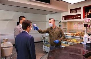 Ürgüp’te korona virüs tedbirleri kontrol edildi