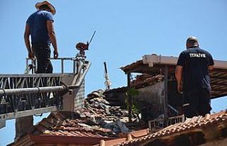 Uykudan uyandı yanmaktan kurtuldu