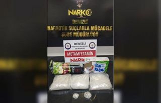 Uyuşturucuyu meyve suyu kutusuna gizleyen tacirlere...