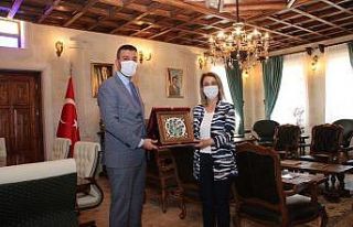 Vali Becel, Ürgüp Belediyesini ziyaret etti