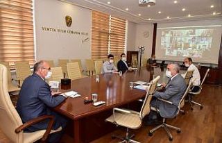 Vali Deniz’den kaymakamlarla Covid-19 toplantısı