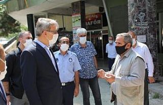 Vali Ekinci’den Covid-19 denetimi