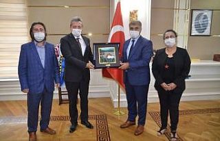 Vali Gürel, TUTAP Genel Başkanı Yıldız’ı kabul...