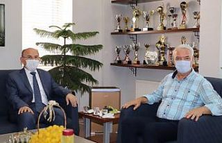 Vali Karadeniz, Başkan Bilgin’i ziyaret etti