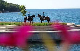 Van Gölü sahilleri atlı birliklere emanet